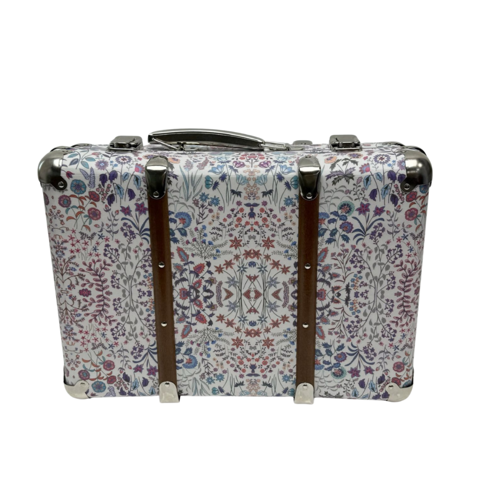Liberty Classic Suitcase - White Floral